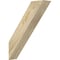 Ekena Millwork 4"W x 16"D x 20"H Traditional Rough Sawn Knee Brace, Douglas Fir BRC04X16X20TRA00RDF - alternate 1